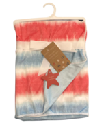 Stars &amp; Stripes Cozy Baby Blanket Soft &amp; Reversible 30&quot;x40&quot; - Multicolor - £14.46 GBP