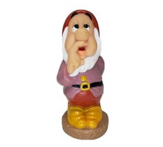 5&quot; VINTAGE DISNEY SNOW WHITE 7 SEVEN DWARF SNEEZY RUBBER BATH TOY FIGURINE  - $9.50