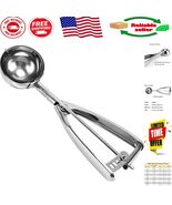 Versatile Stainless Steel Cookie Scoop - 4 Tbsp / 60 ml, Dishwasher Safe - $26.56 CAD