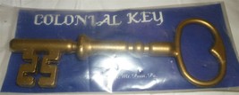 Vintage Solid Brass Skeleton Colonial Key By Penncraft Nm - £25.20 GBP