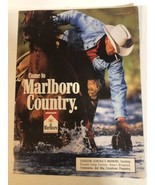 1994 Marlboro Cigarettes Marlboro Country Vintage Print Ad Advertisement... - $8.90