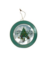 1989 Avon &quot;Trimming the Tree&quot; Christmas 1978 Mini Plate Ornament 3&quot; Diam... - £5.44 GBP