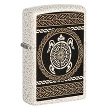 Sea Turtle Nautical  Design  Authentic Zippo Lighter Mercury Glass - £23.64 GBP