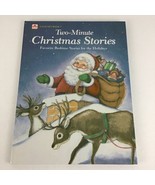 Two Minute Christmas Stories Favorite Bedtime Holiday Hardcover Book Vin... - £13.20 GBP