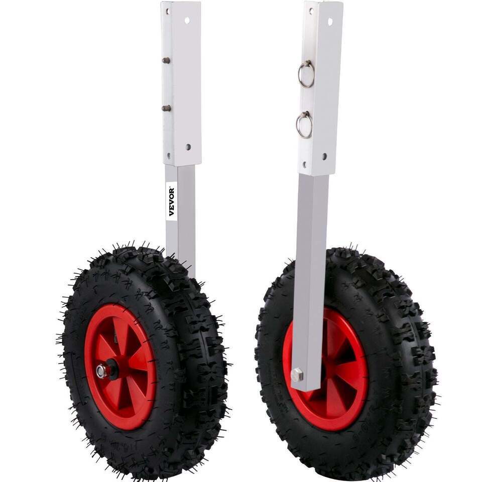 Boat Launching Wheels, 12" Boat Transom Launching Wheel, 600 LBS Loading Capacit