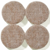 4 round Floor PROTECTOR Felt PADs 1.5&quot; Furniture Chair Leg anti scuff pa... - £14.14 GBP