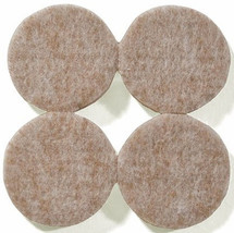 4 round Floor PROTECTOR Felt PADs 1.5&quot; Furniture Chair Leg anti scuff pad 1 1/2&quot; - £14.10 GBP