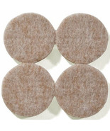 4 round Floor PROTECTOR Felt PADs 1.5&quot; Furniture Chair Leg anti scuff pa... - €16,01 EUR