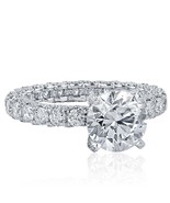 Platinum GIA Certified 4.55 Ct Round Solitaire Diamond Engagement Eterni... - $55,832.36 CAD