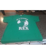 Disney Pixar Toy Story Rex I&#39;m A Nervous Rex Men’s Shirt xl Green Rex  - $190.20 MXN