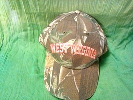 Camo and Orange West Virginia Hunting Cap Hat Camoflauge WV Outdoor - £6.95 GBP