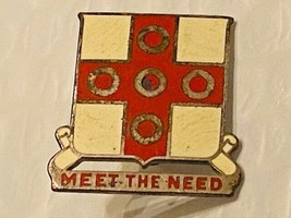 US Military 56th Quartermaster Battalion Insignia Pin - Meet the Need - $10.00