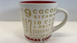 2008 Starbucks Coffee Mug 12 Days Of Christmas - $11.83