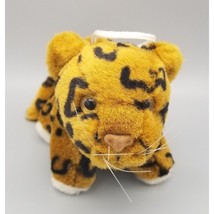 K &amp; M International Hanging Leopard Plush Decoration Brown 4&quot; Tall 1992 ... - £7.79 GBP