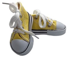 Shoes fit 1/3 BJD Smart Doll Yellow 3 inch high top sneakers canvas Impe... - £8.36 GBP