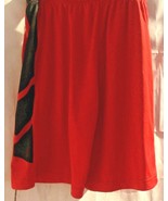 Zelos Boys Athletic Shorts Size S Red Black Elastic Waist - £4.62 GBP