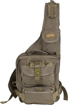 Olive B411 Canvas Unisex Sling Backpack Bag 10 x 12&quot; Eurosport Adjustabl... - $59.40