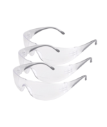 Bifocal Safety Glasses Rimless +2.00 Anti-Scratch Rimless ANSI Z87.1 (3-... - $14.80