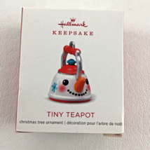Hallmark Keepsake Christmas Tree Ornament Tiny Teapot Miniature Metal Ne... - $59.35