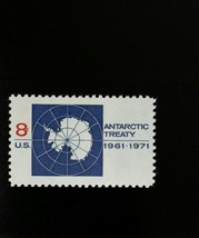1971 8c Antarctic Treaty, Arms Control Agreement Scott 1431 Mint F/VF NH - £0.78 GBP