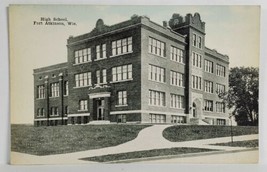 Fort Atkinson Wisconsin High School Postcard T6 - $4.95