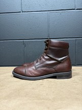 GBX Brown Leather Lace up Ankle Boots Men’s Sz 7 M - $39.96