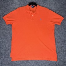 Vintage Polo Ralph Lauren Shirt Mens XL Peach Short Sleeve Cotton VTG Adult - £12.55 GBP