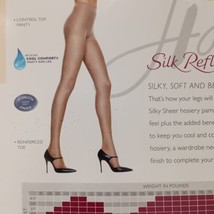 Hanes Pantyhose Silk Reflections Silky Sheer EF Natural Control Top Cool Comfort - $14.84