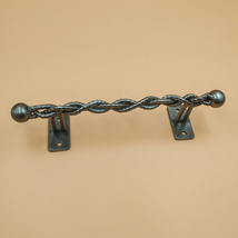 iron hand forged handle pulls gate door barn cabinet drawer grasp handles - £16.78 GBP