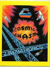 Cosmic Chasm Arcade FLYER Original Retro Video Game Space Age Artwork RARE 1983 - £94.57 GBP