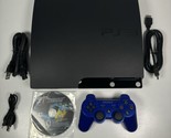 Sony PlayStation PS3 Slim CECH-2001A 120GB Console W/ OEM Controller Works - £79.61 GBP
