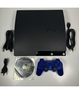 Sony PlayStation PS3 Slim CECH-2001A 120GB Console W/ OEM Controller Works - £79.32 GBP