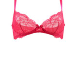 L&#39;AGENT BY AGENT PROVOCATEUR Womens Bra Elegant Sheer Lace Red Size 32B - £23.00 GBP