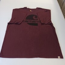Carhartt Original Fit Men's Red Graphic Logo Short Sleeve T-Shirt Size 2XL image 11