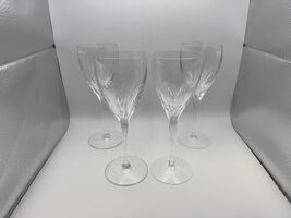 Set of 4 Lenox Crystal FIRELIGHT Clear Wine Glasses - $109.99