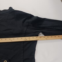 Yilishi Women's Black Cotton Blend Full Button Denim Jacket Size XL Chest 41 image 7