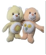 Care Bears Cuddle Pairs Funshine and Friend Bear Plush Set Hugging 2002 - €16,80 EUR