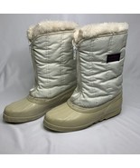 SoREL Snow Boots White rubber Zip Women’s 8 Kaufman Canada - $749.53 MXN