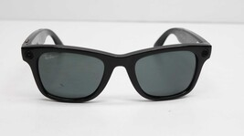 Ray-Ban Meta Wayfarer RW4008 601/71 53mm AI Glasses Shiny Black /Green image 3