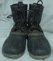 Duck Bean Boots by LL Bean Brown Men&#39;s Size 4 Women&#39;s Size 5.5 Bin MM - £17.90 GBP