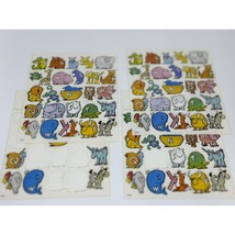 VTG 1985 Animal Alphabet Colorful Stickers Set of 4 - $8.58