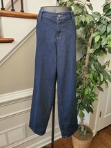 Sonoma Women&#39;s Blue Denim Cotton Bootcut Mid Rise Straight Legs Jeans Pant 16W - £22.37 GBP