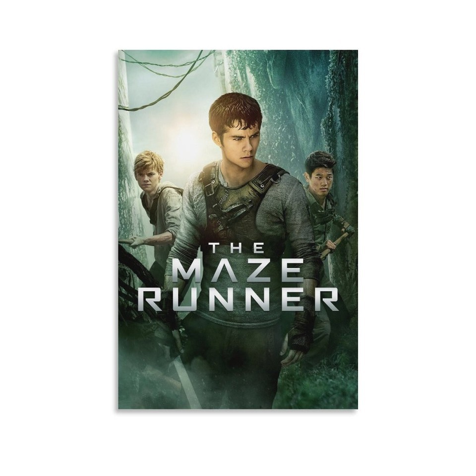 Movie Poster The Maze Runner Unframed Indoor Canvas Artwork 12x18 Inch 1... - $14.99