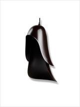 MOUSTACHE Lamp Cape Suspension Chocolate Modern Black Size 15&quot; X 10&quot; CG06 - £124.38 GBP