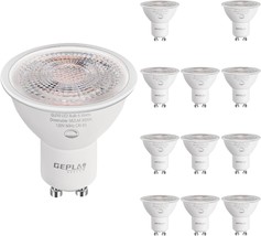 12-Pack Gu10 Led Bulbs 6W, Dimmable, 3000K Soft White 582Lm,, No Flickers - $33.97