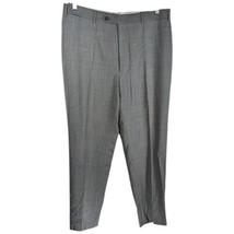 CANALI Travel Gray Dress Pants Mens IT 56 / Measures 37x30 Gray Trousers Wool - £42.09 GBP