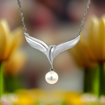 Mikimoto Estate Akoya Pearl Necklace 17&quot; Sterling Silver 6.50 mm M433 - €245,78 EUR