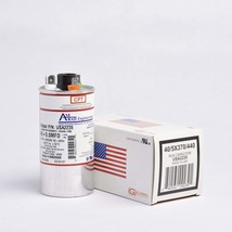 40 + 5 uf/Mfd Round Dual Universal Capacitor Amrad USA2235 w/CPT Terminal - Used - £24.63 GBP