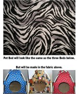 Large Black/White Animal Print Pup Tent Pet Bed for Cats/ Dogs /Ferrets/... - $713.98 MXN