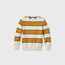 Boy&#39;s Long Sleeve Striped Pull-Over Sweater (Size XXL - 18) GOLD STRIPE ... - $305.50 MXN
